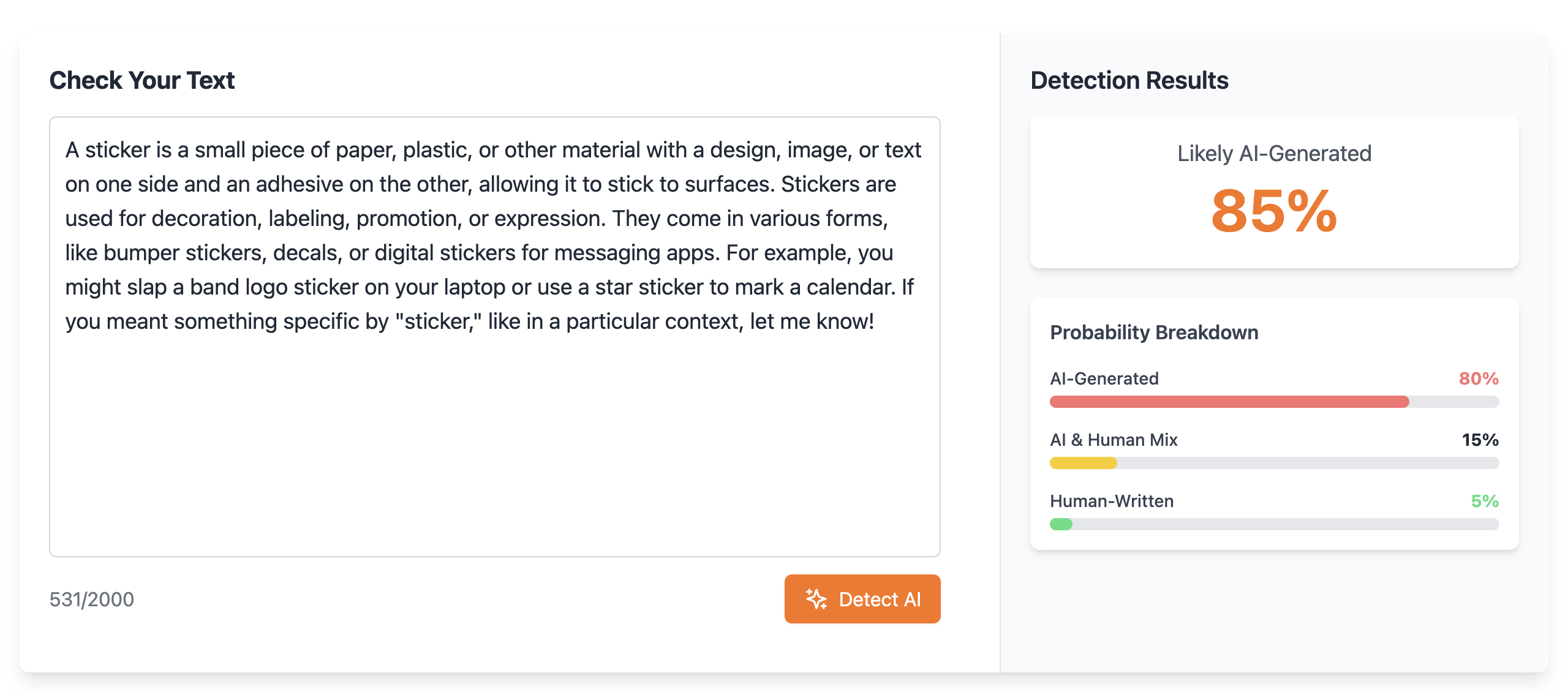 Detector de IA Gratis