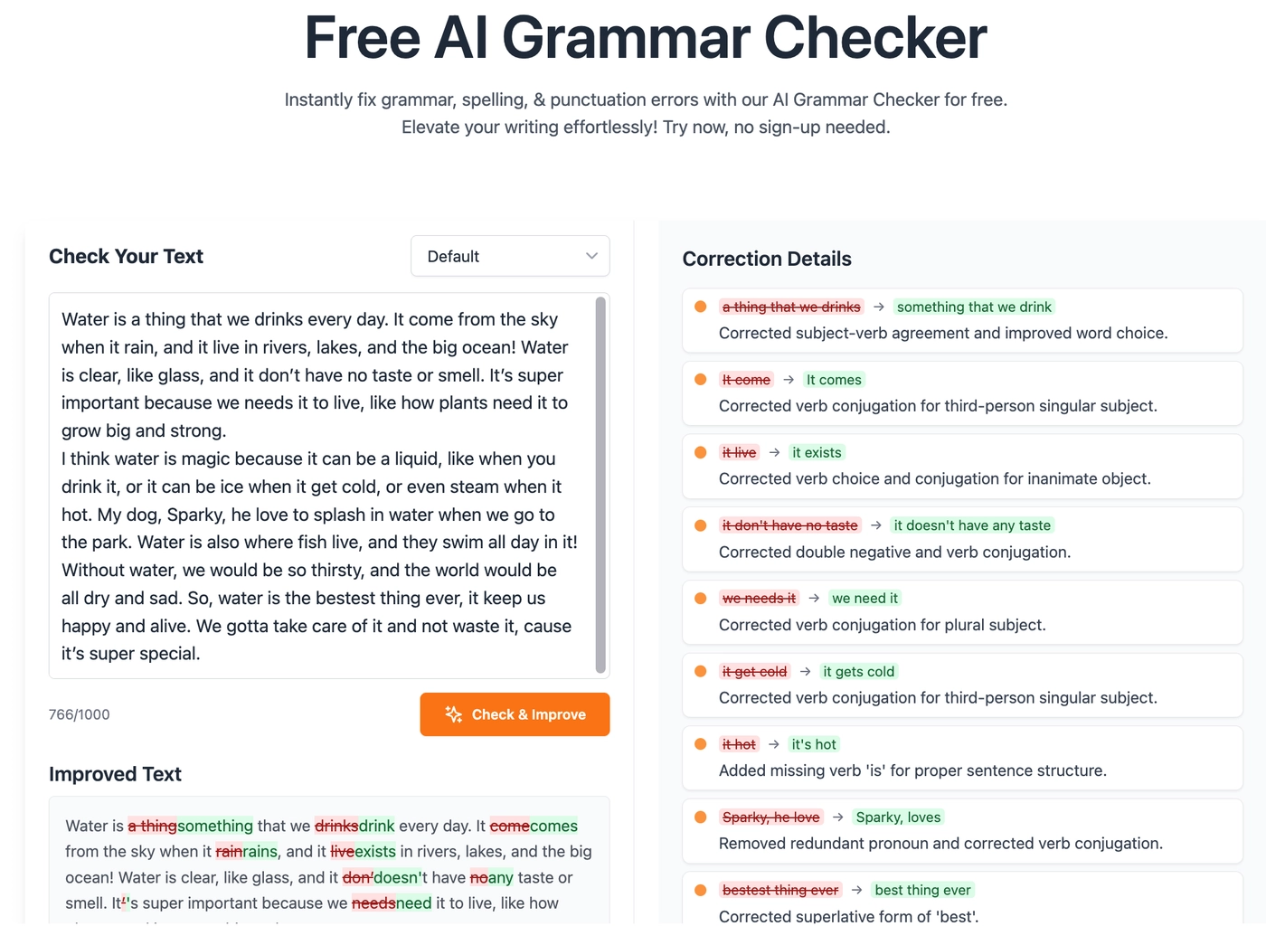 Correcteur de Grammaire IA Gratuit